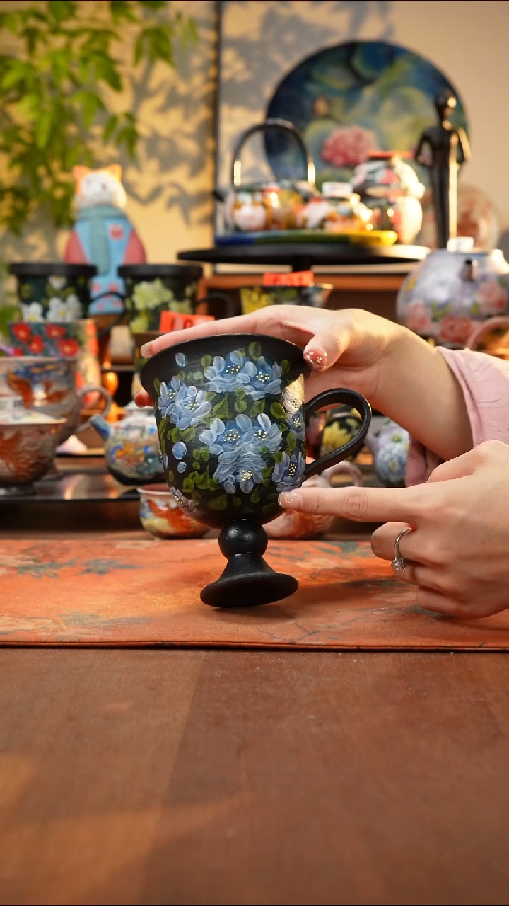 瓷片景德镇手工手绘099