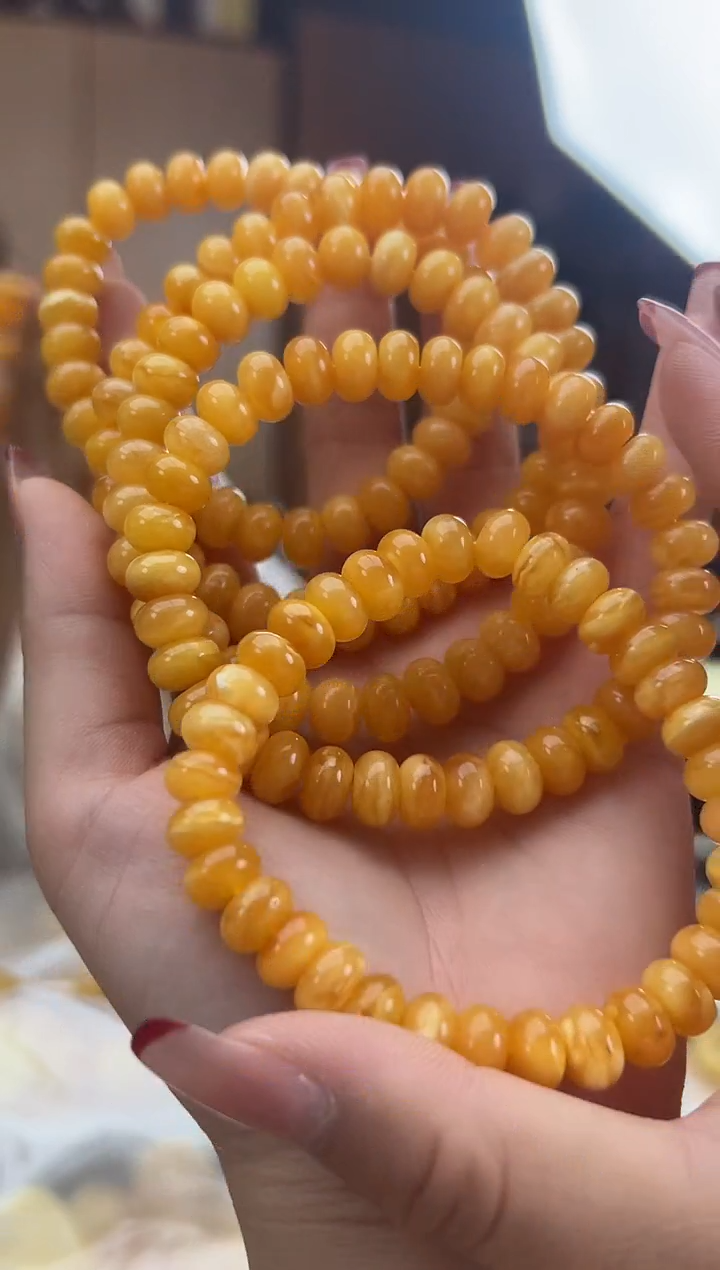 【闪购商品】琥珀裸石未镶嵌蜜蜡手串多样性发一条