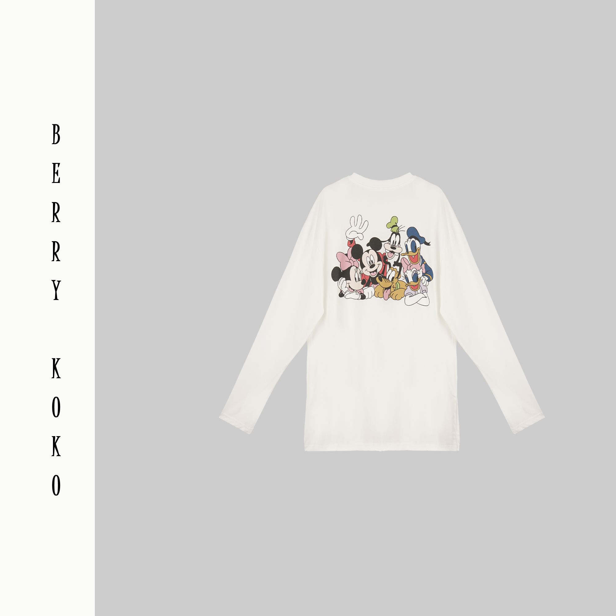 【MISSKO】显瘦百搭复古涂鸦印花匹马棉长款百搭防晒 T0002