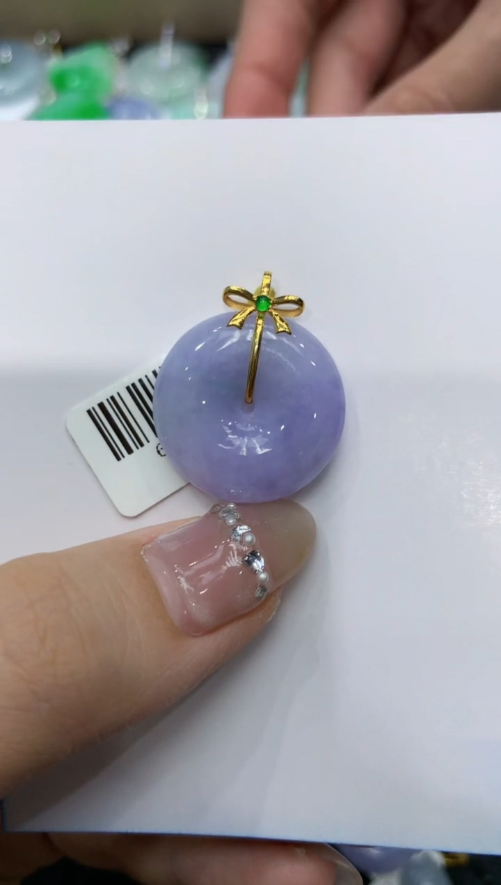 【闪购商品】翡翠颈饰18K金镶嵌 222222222