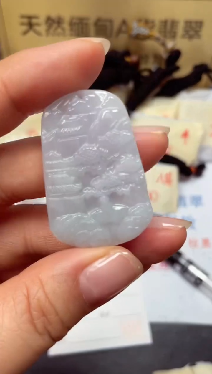 颈饰未镶嵌翡翠天然缅甸翡翠A货