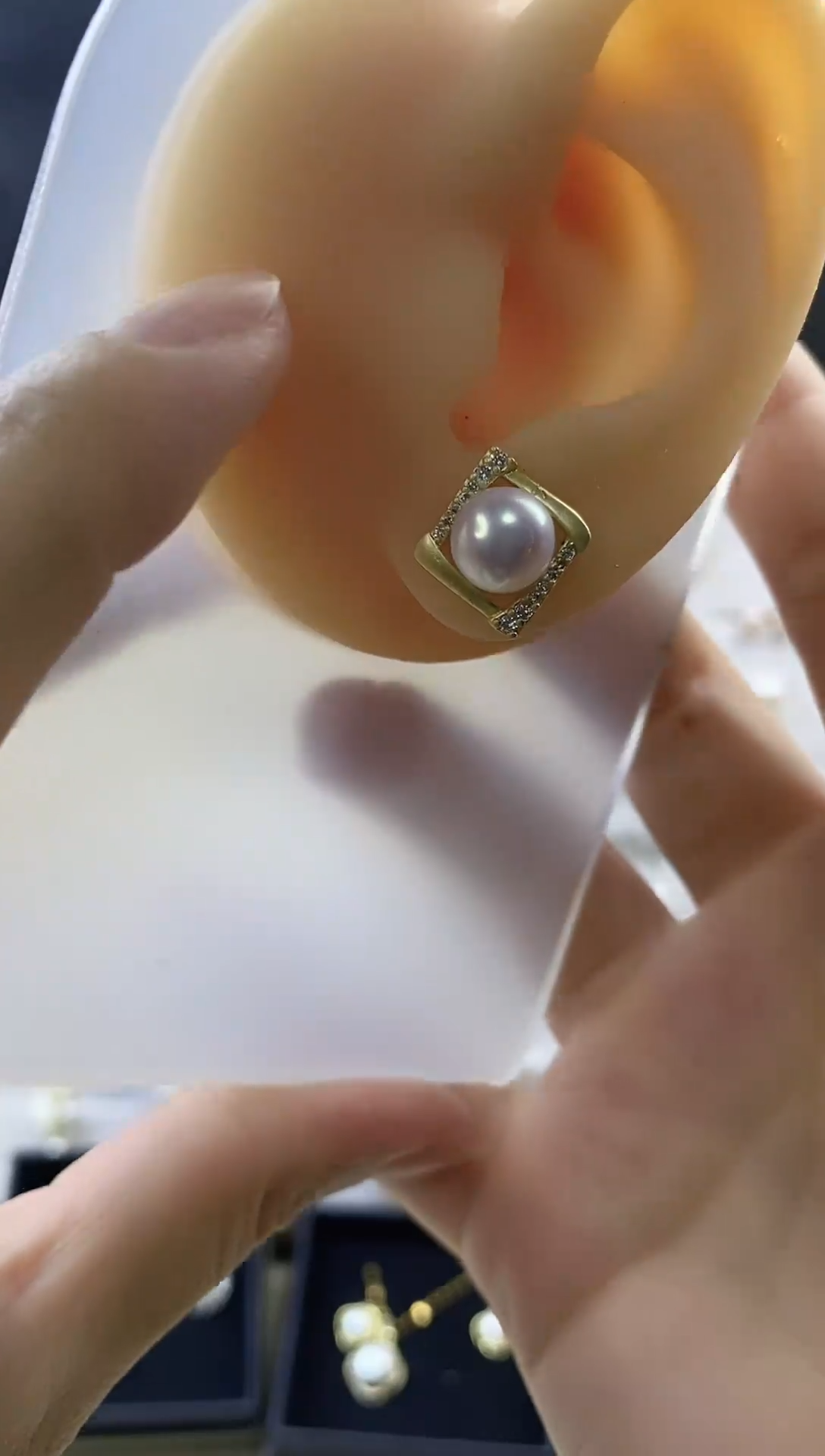 合金耳饰淡水珍珠209