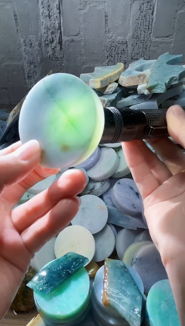 裸石翡翠天然翡翠A货石 南 250