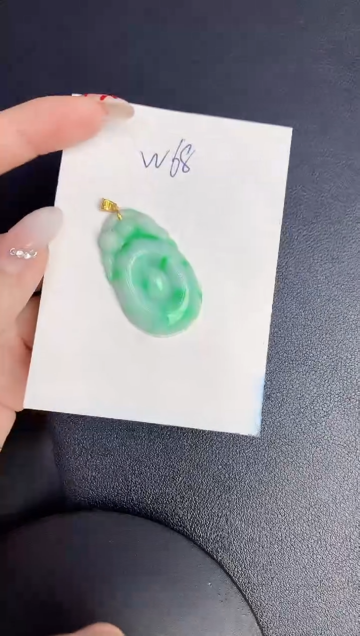 【闪购商品】翡翠颈饰18K金镶嵌00000000000