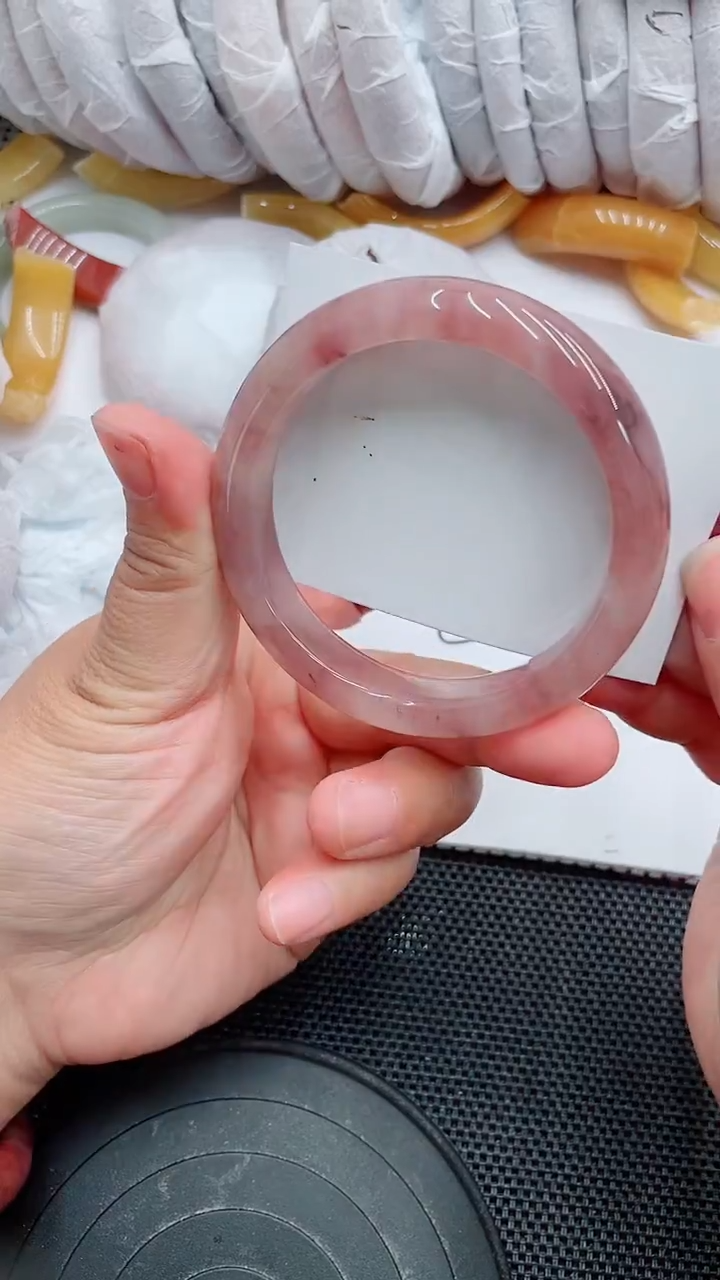 未镶嵌手镯石英质玉194-56-57