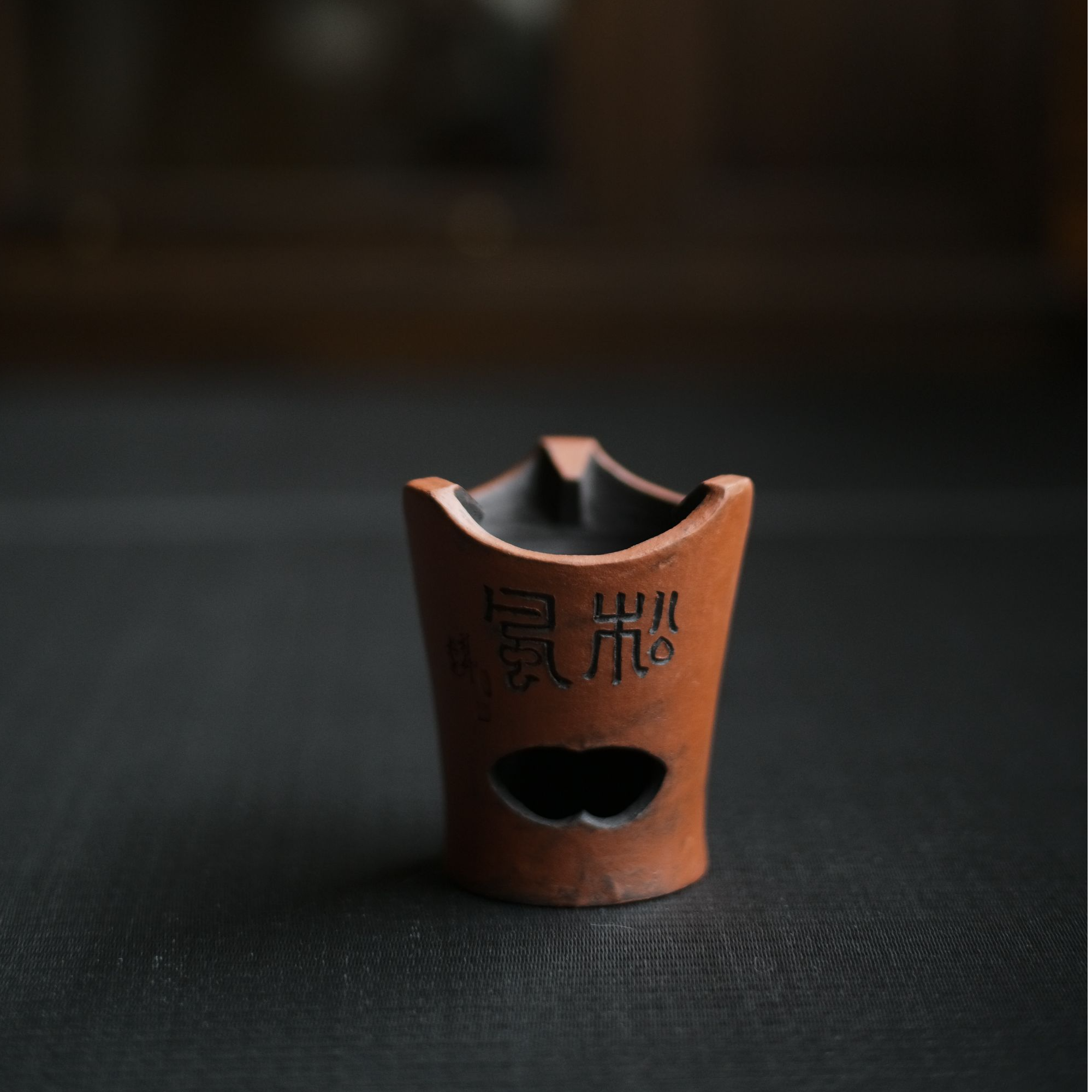 松风-惠山刻字炉-茶器-茶道