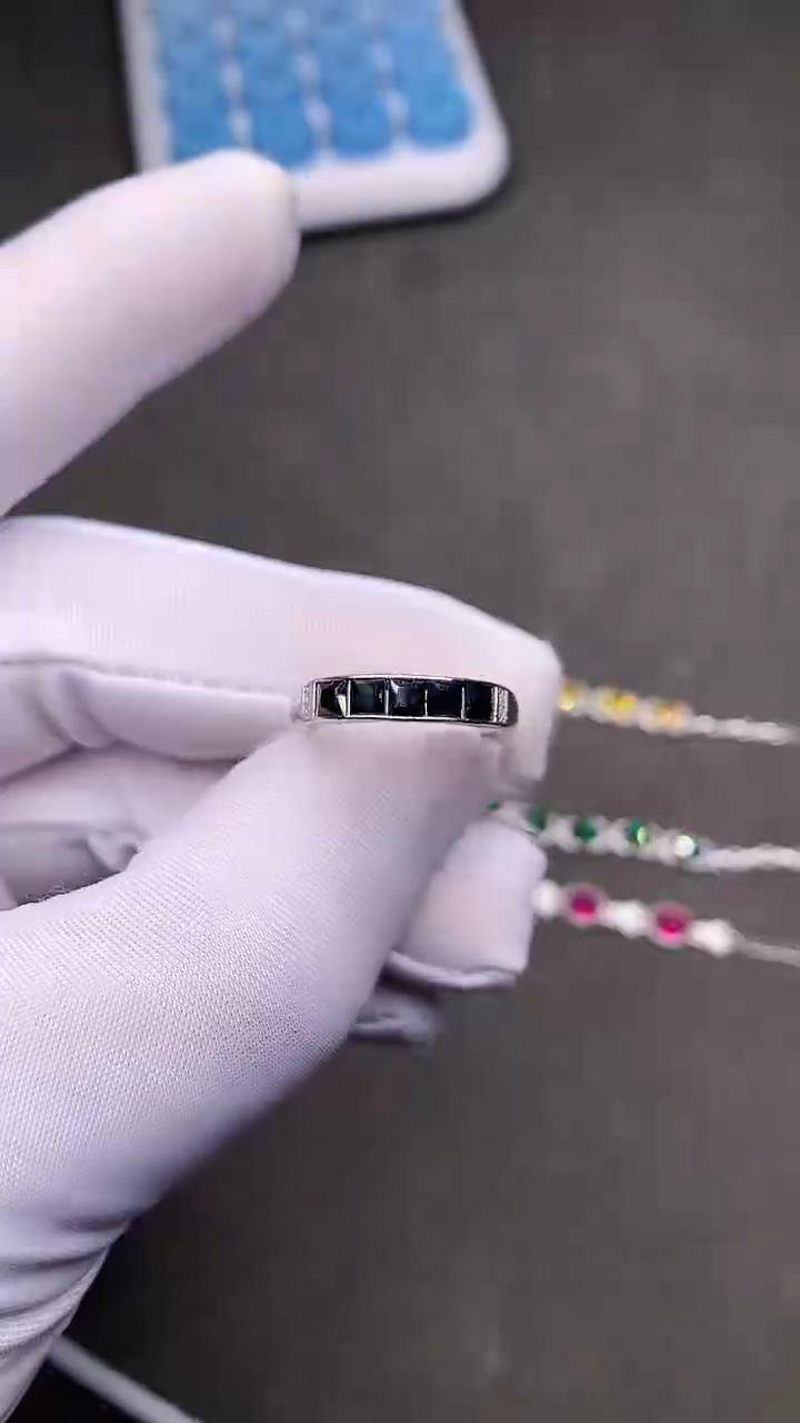 【闪购商品】蓝宝石戒指银S925镶嵌..........