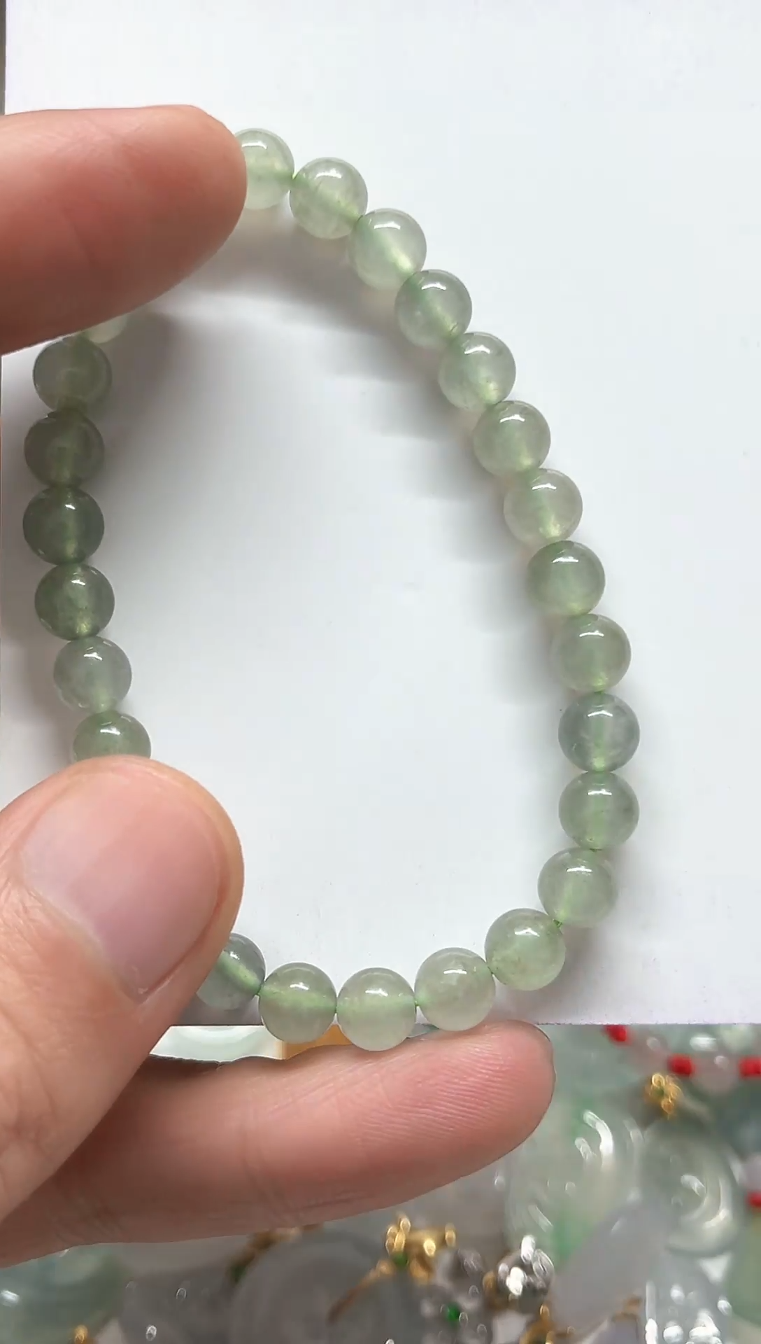 【闪购商品】翡翠手串未镶嵌天然缅甸A货翡翠手串