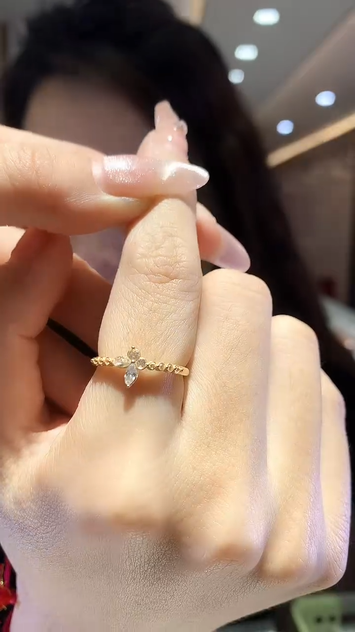 【闪购商品】18K金戒指/指环戒指（圈口多样性发一）