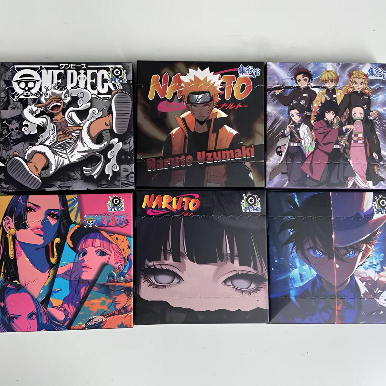 潮玩EDC推牌 海贼王 火影忍者 铝合金+树脂EDC无限位推牌解压玩具