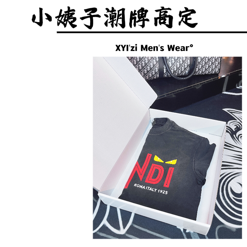 【15号-恶魔之眼3D立体】重磅水洗小众设计师款男女同款短袖-952015