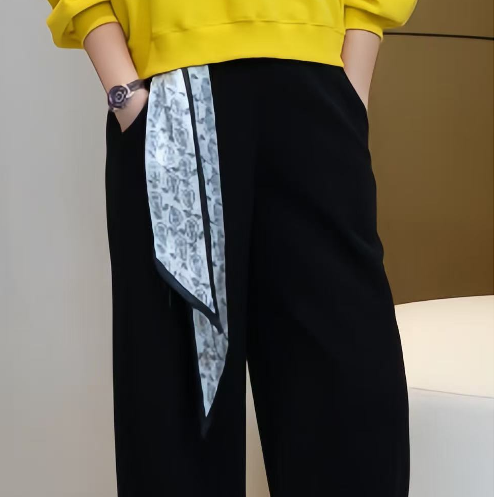 彩虹方糖‘松弛直筒裤