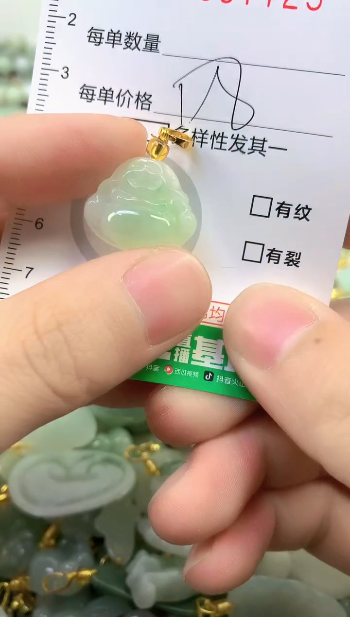 颈饰未镶嵌翡翠纯天然缅甸A货翡翠