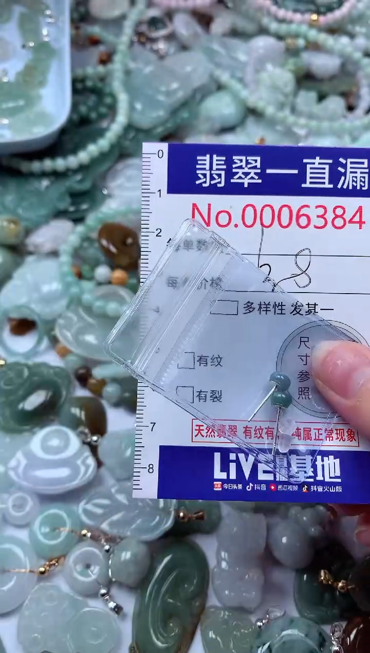 翡翠未镶嵌吊坠(不含链)6384