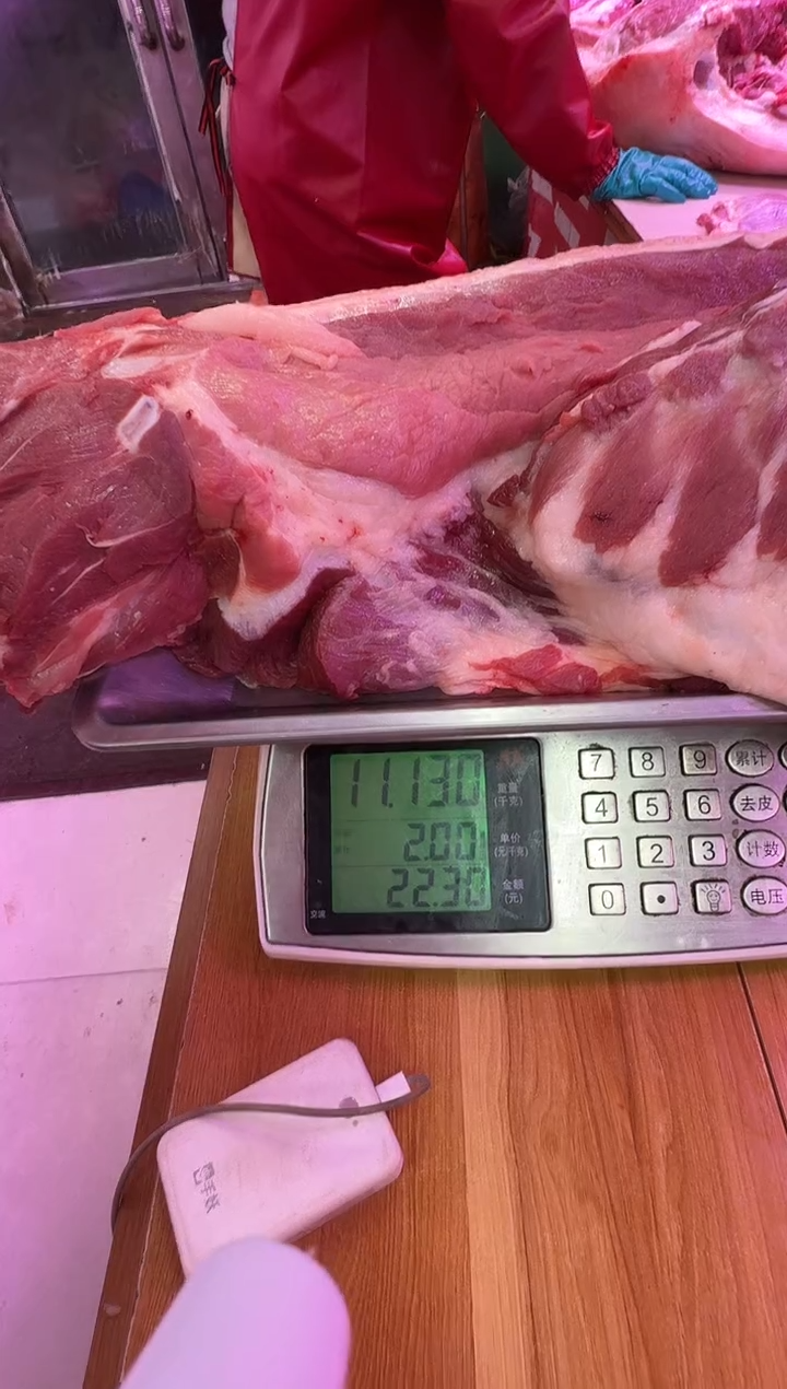 中国大陆后排排骨22斤3两 