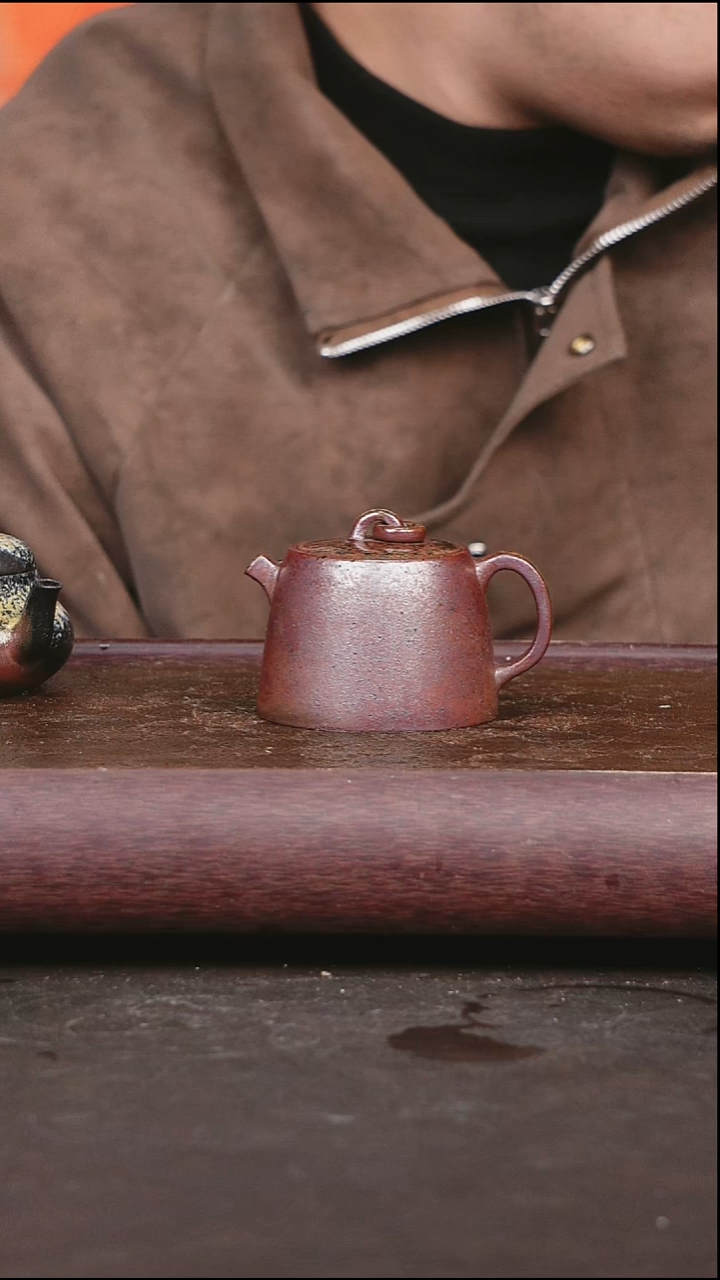 紫砂茶盘柴烧 单圈