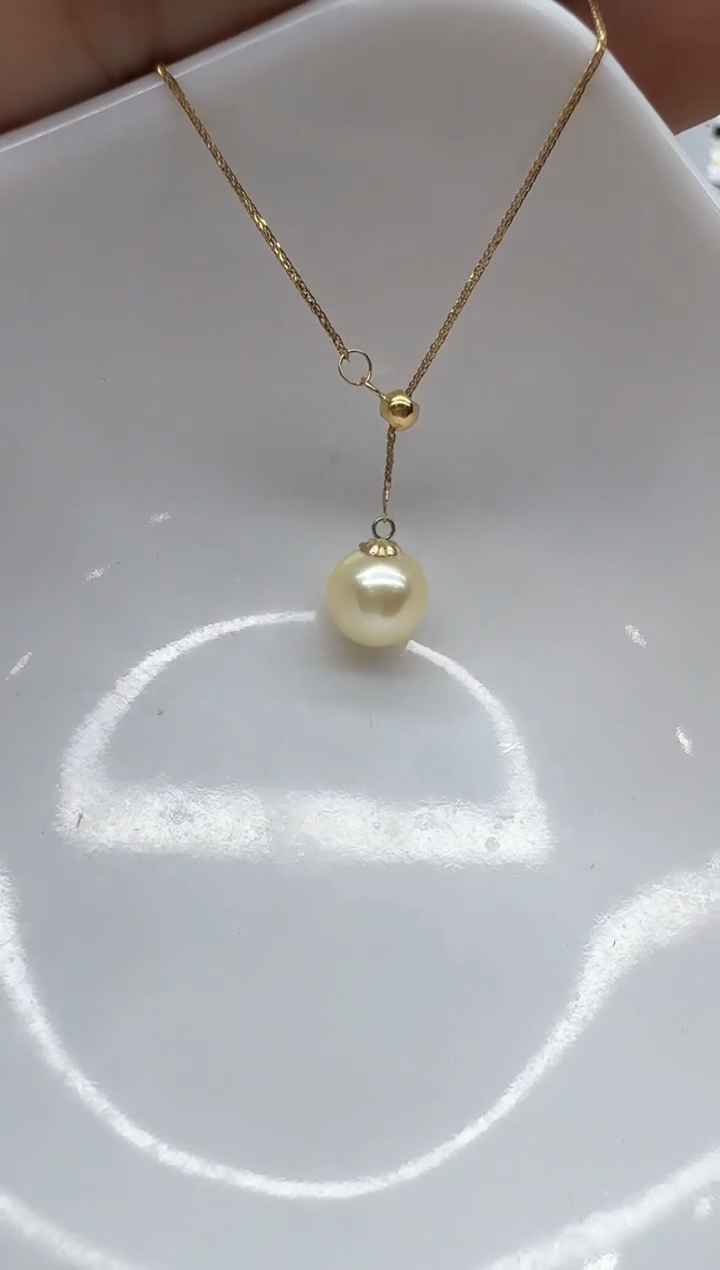 【闪购商品】海水珍珠颈饰18K金镶嵌清货