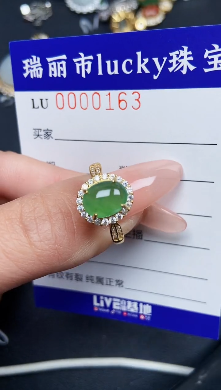 【闪购商品】翡翠颈饰银S925镶嵌0163