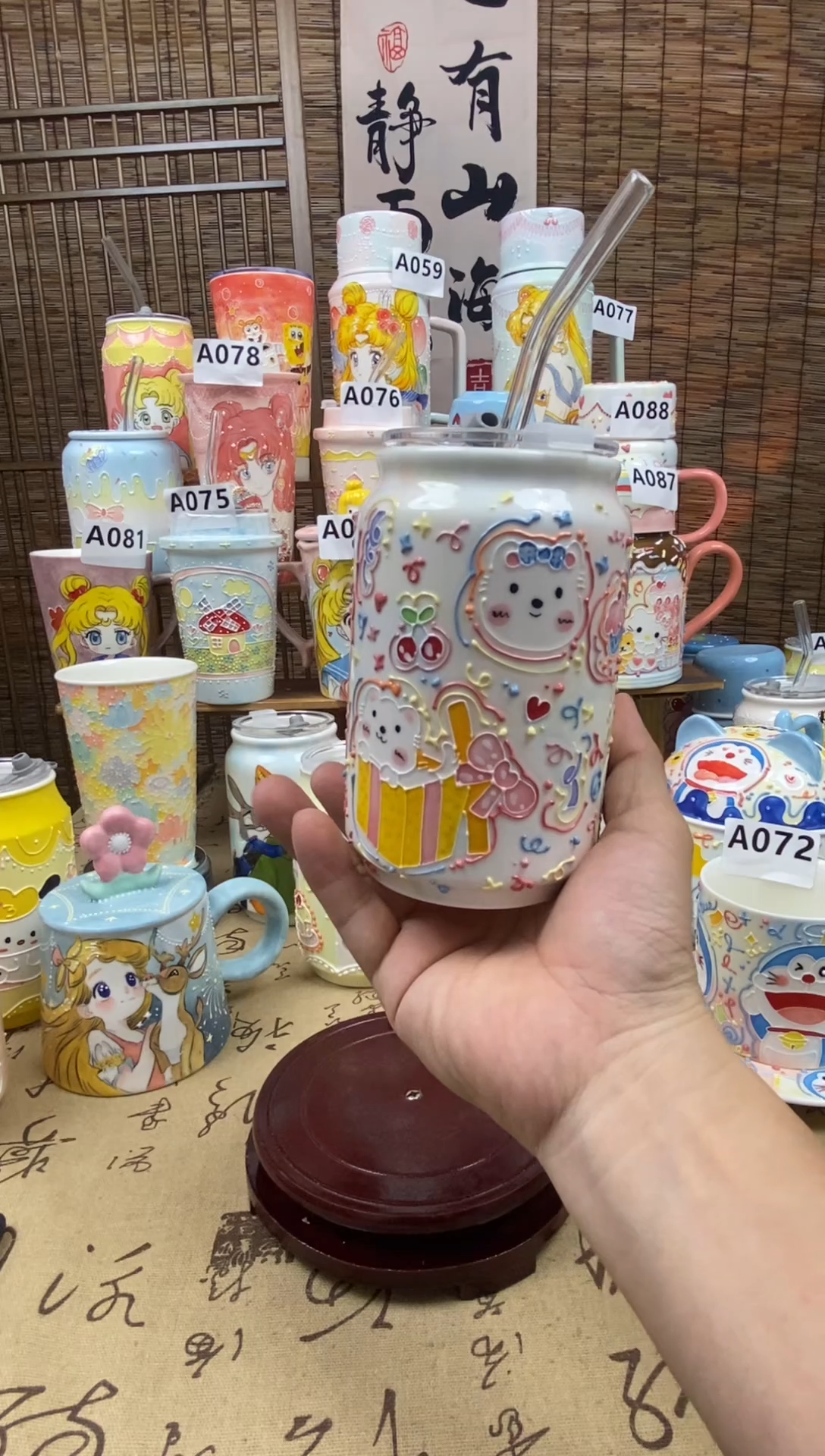 杯子景德镇可爱陶瓷杯