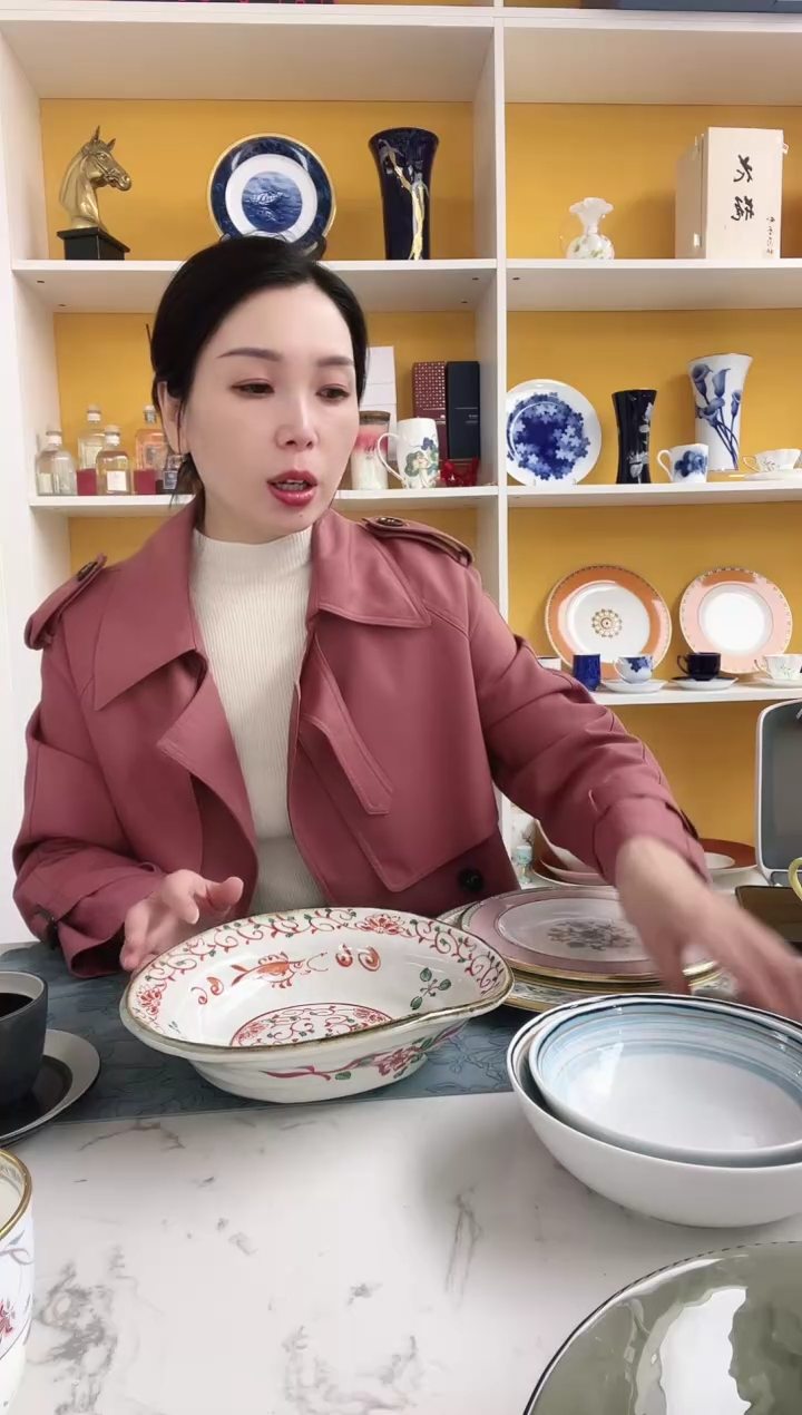 手工赤绘大盘25cm