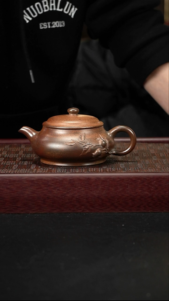 茶壶紫砂柴烧明炉