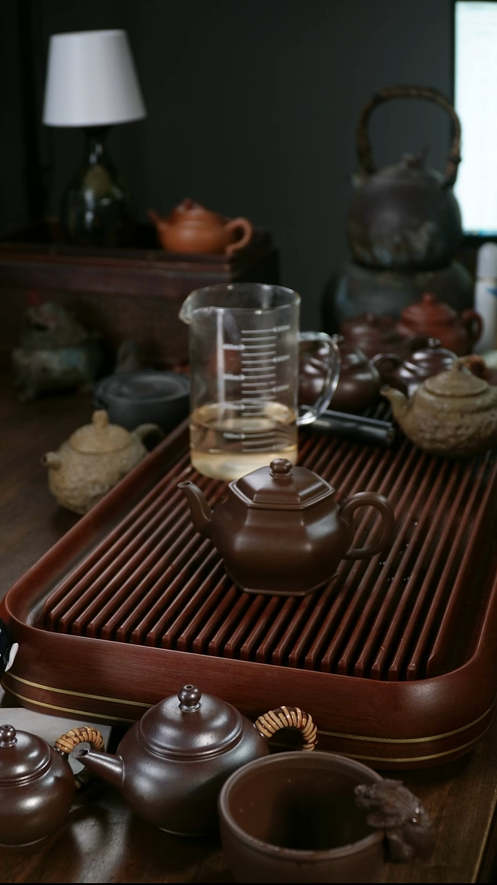 茶壶紫砂六方糖罐文革泥180cc