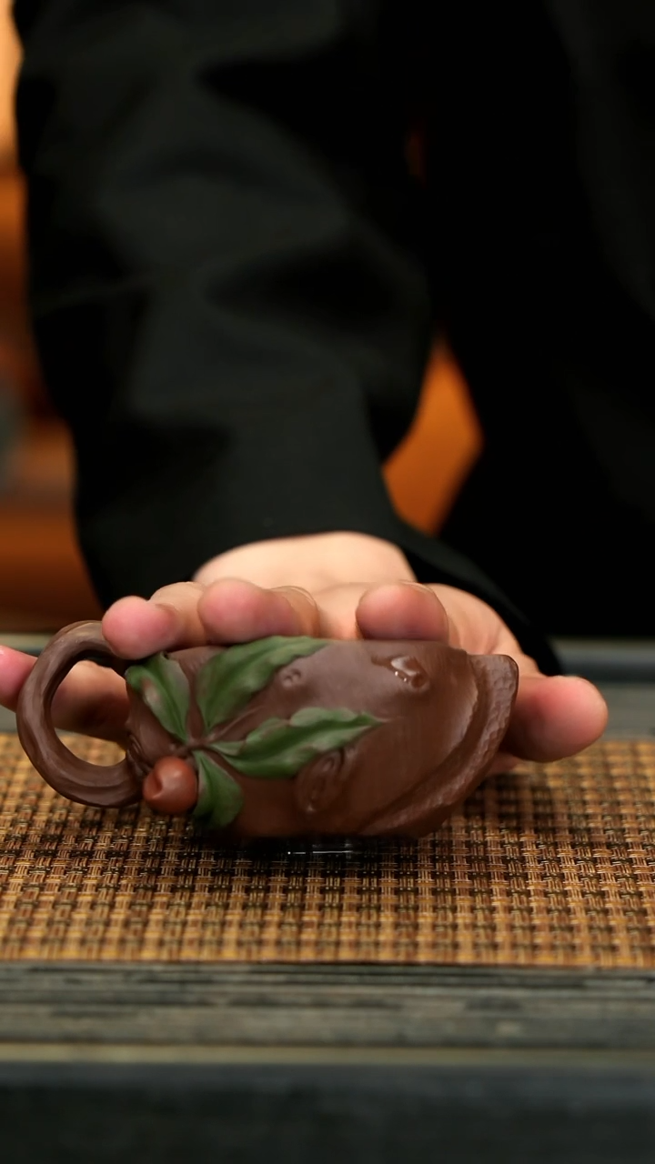 【闪购商品】紫砂茶壶XS60桃杯 底槽清