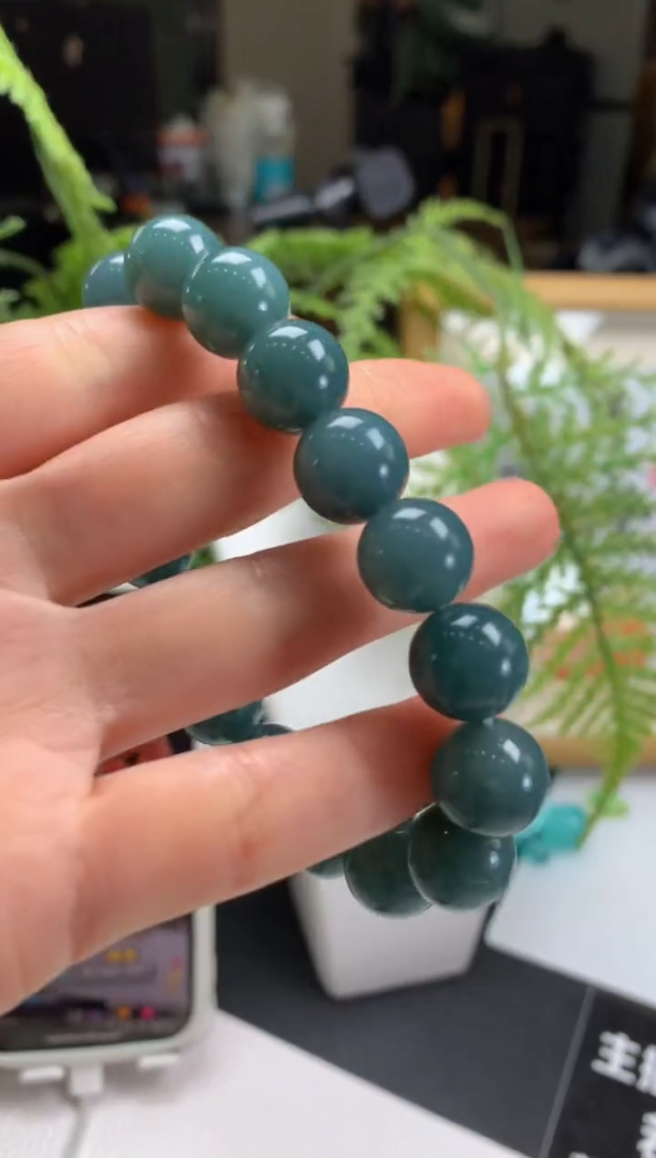 【闪购商品】定制翡翠未镶嵌珠串-85392