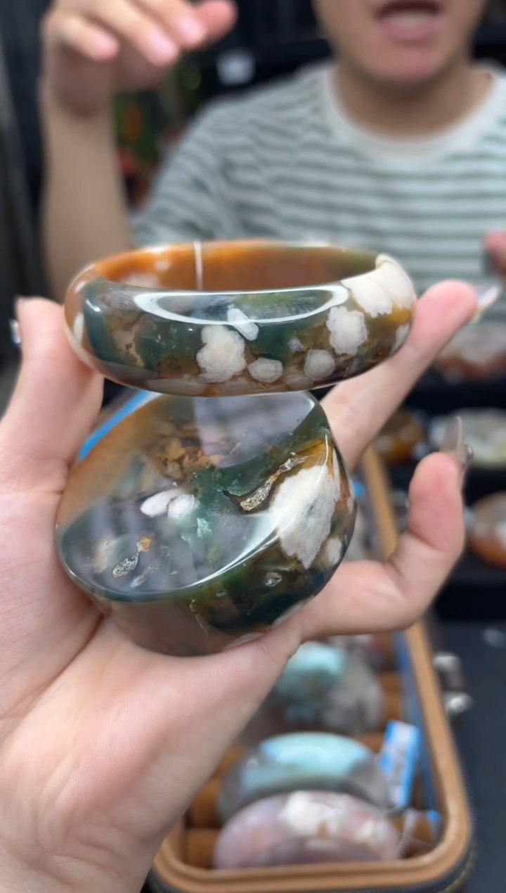 石英质玉手镯未镶嵌795(60圈赠送镯心)