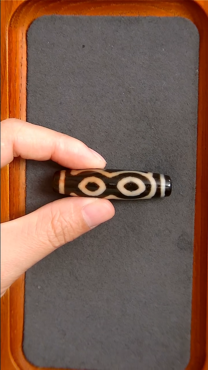 未镶嵌玛瑙/玉髓珠宝半成品老聚源菩提佛三眼13*50