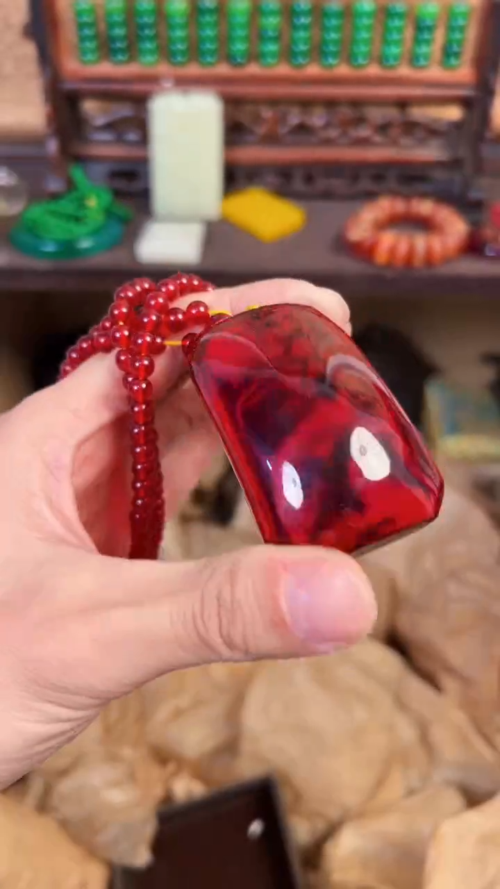 【闪购商品】血珀颈饰未镶嵌好运来直播间专属链接