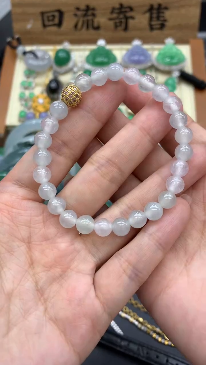 【闪购商品】翡翠手串未镶嵌46-中国好珍宝1