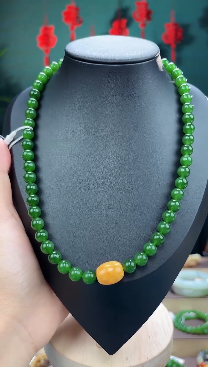 【闪购商品】和田玉项链未镶嵌卡8妈妈链