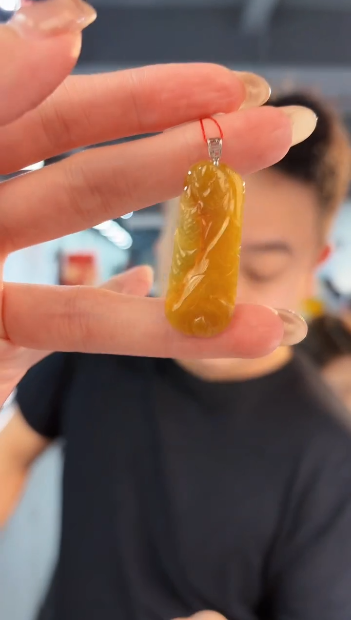 【闪购商品】翡翠颈饰18K金镶嵌缅料A货/支持复检/一件