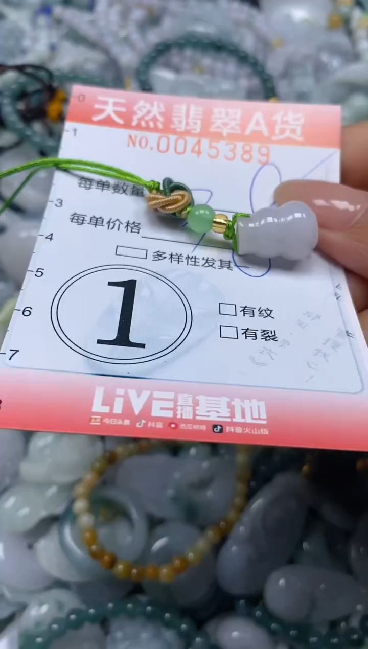 翡翠未镶嵌颈饰闪购0045389