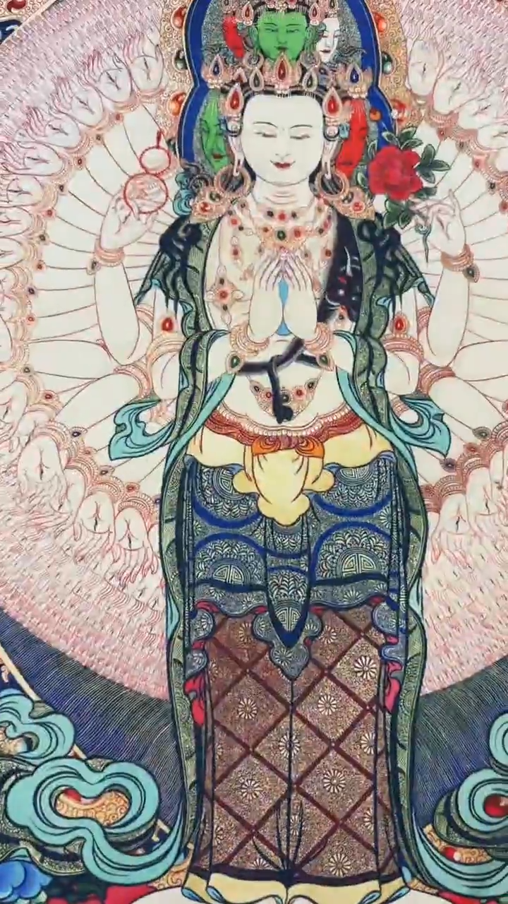 装裱画唐卡藏艺阁高端绘画作品TK16021