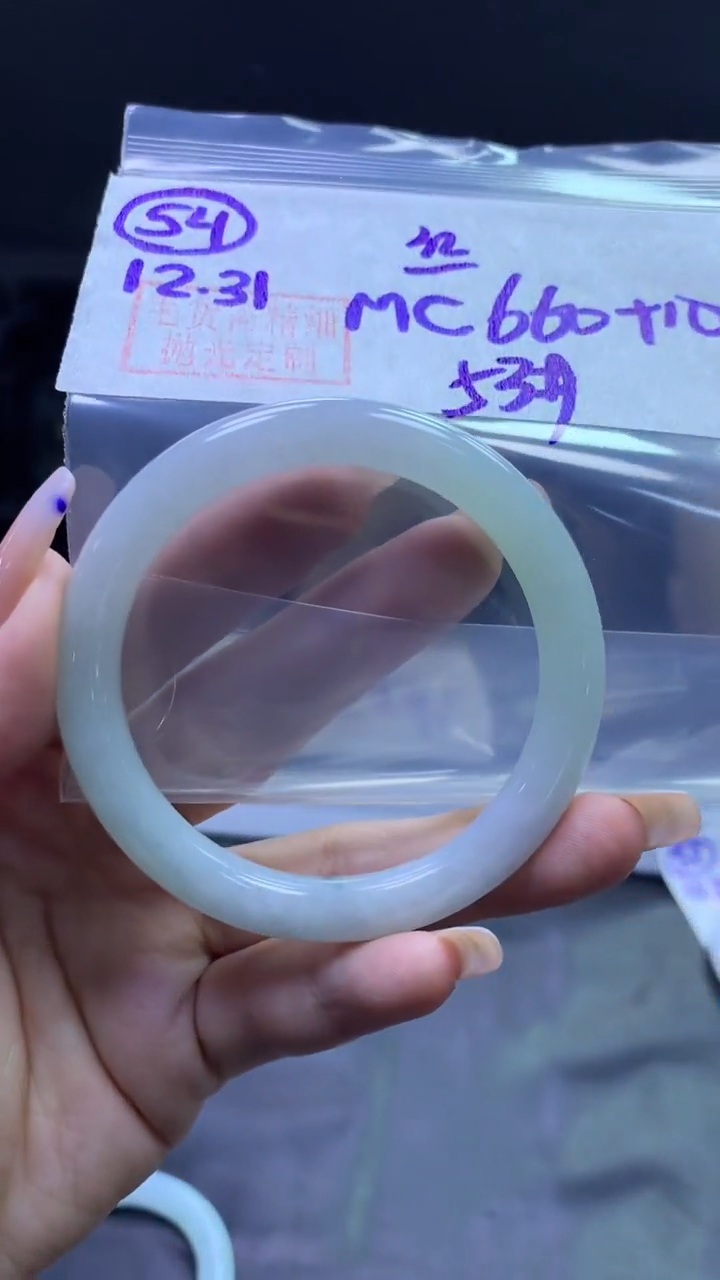 未镶嵌定制翡翠54圆条53丝+660元+拍一发一