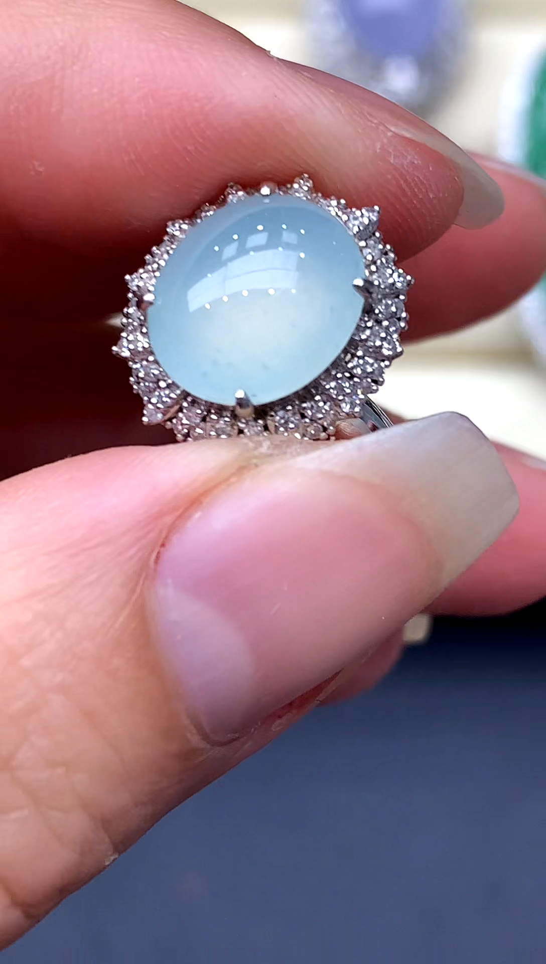 【闪购商品】翡翠戒指18K金镶嵌281-中国好珍宝