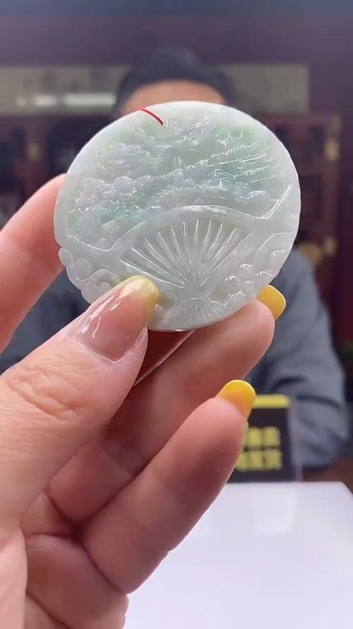 颈饰未镶嵌翡翠01/1211/W/山水