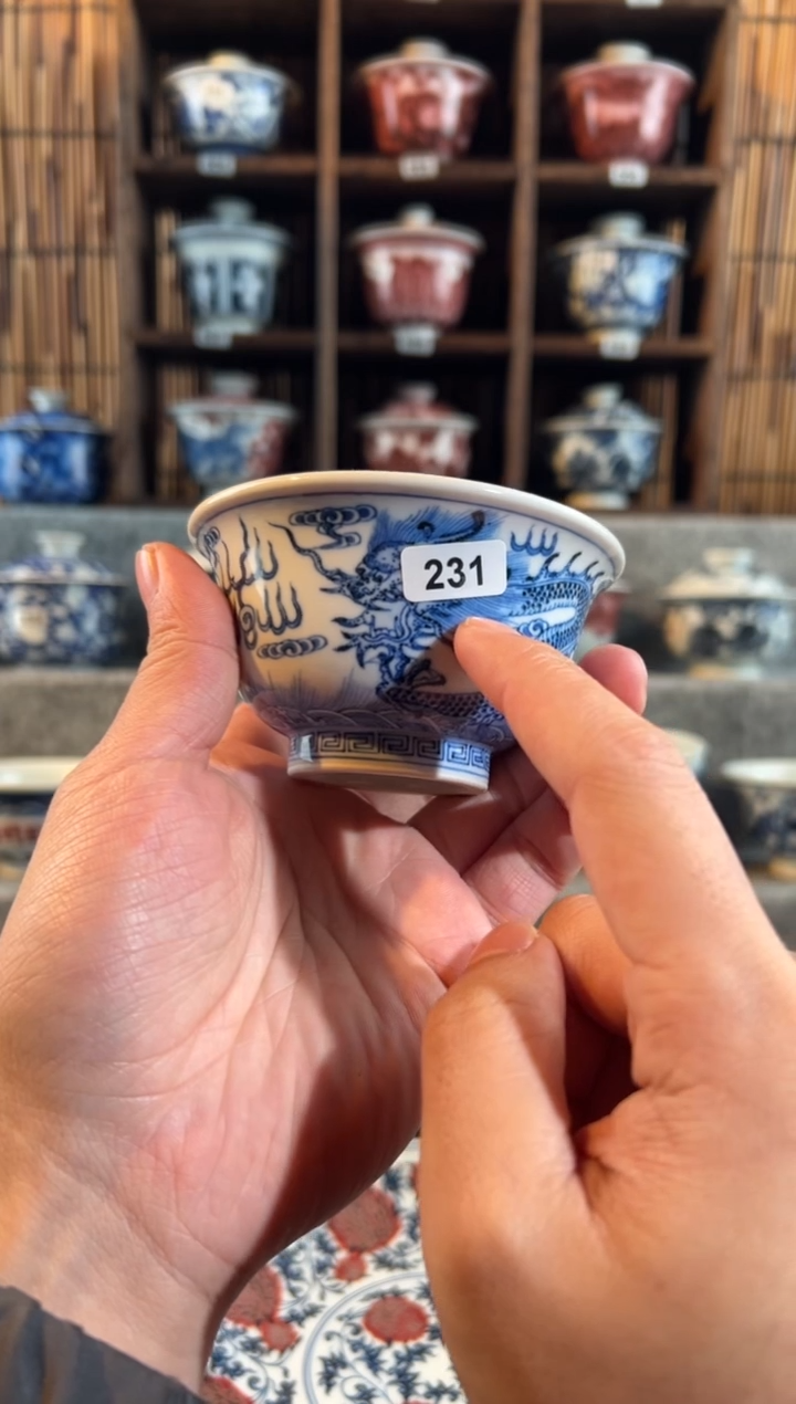 【闪购商品】231天禄言瓷手绘茶具