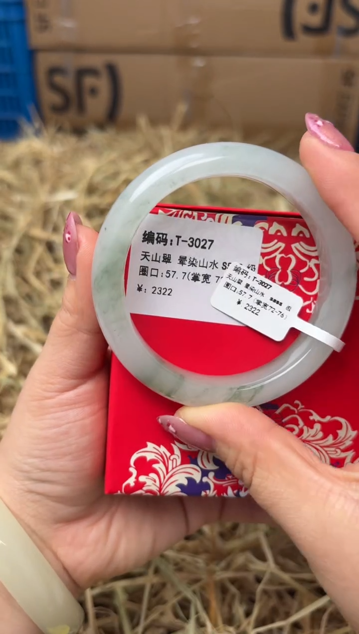 未镶嵌手镯石英质玉T-3027