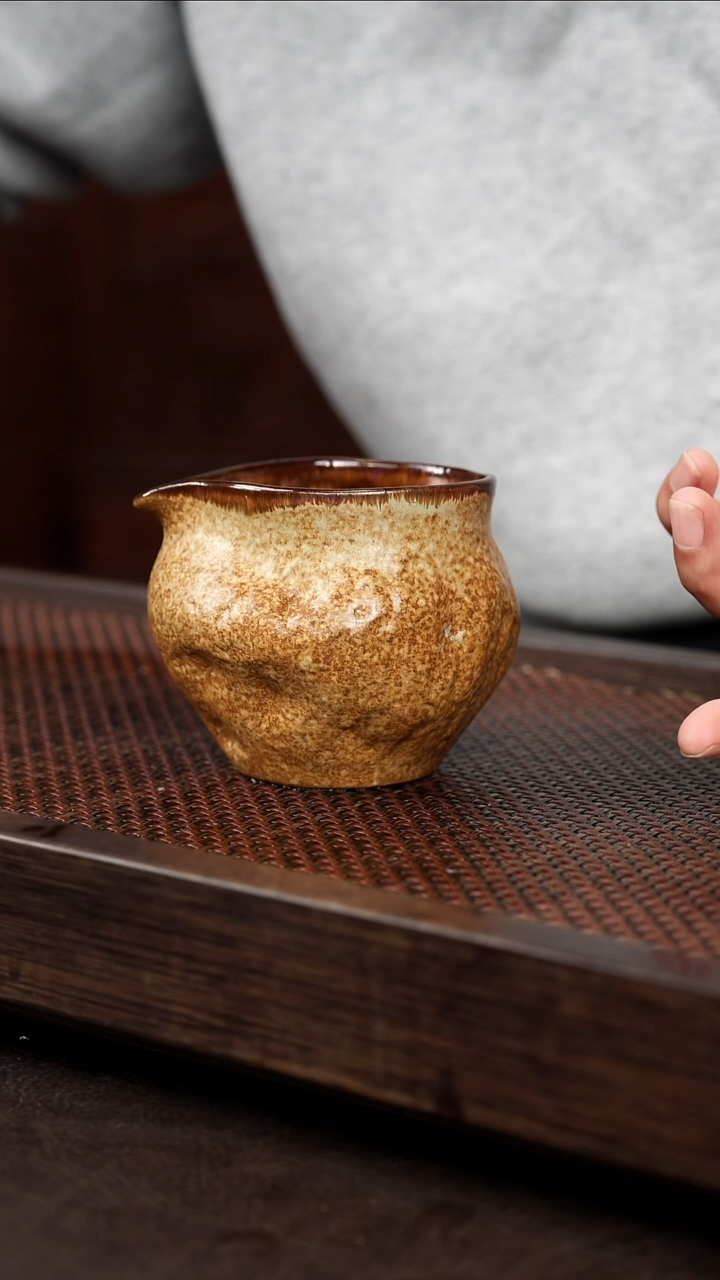 茶壶紫砂均釉手抓公道杯