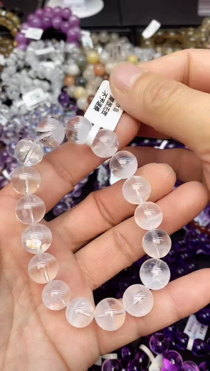 【闪购商品】水晶手串未镶嵌36 白幽灵 12mm