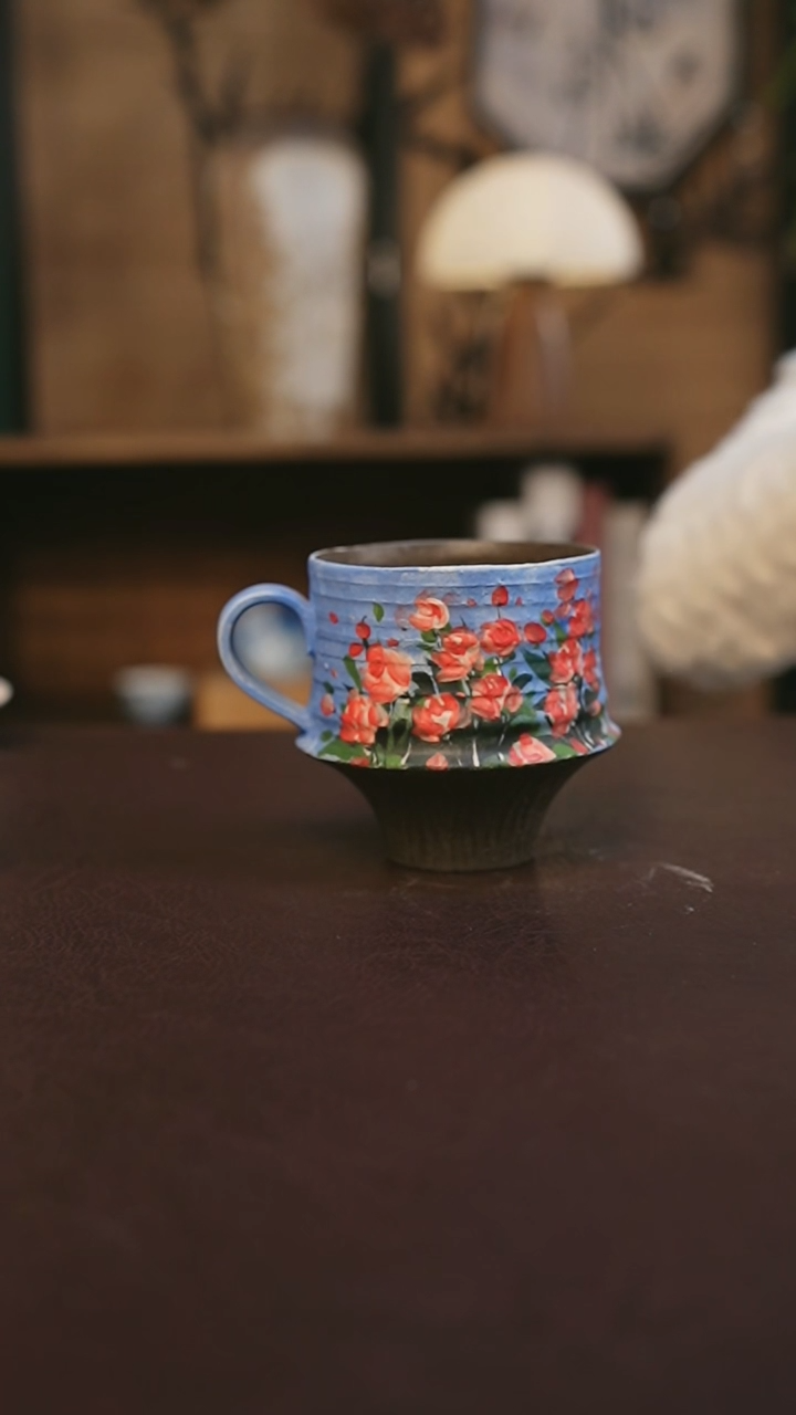 【闪购商品】景德镇陶瓷杯碗柴烧多人