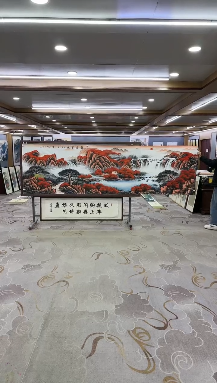 绘画Y-刘雪红-小丈二-山水画