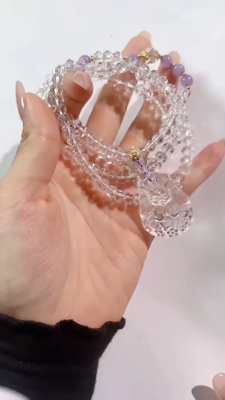 烟晶手链银S925镶嵌0000000000000000