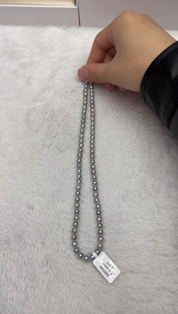 【闪购商品】海水珍珠颈饰未镶嵌AK真多麻5.5-6mm（多样性发一）