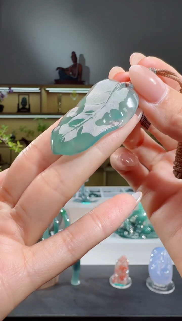 吊坠(不含链)未镶嵌翡翠叶子