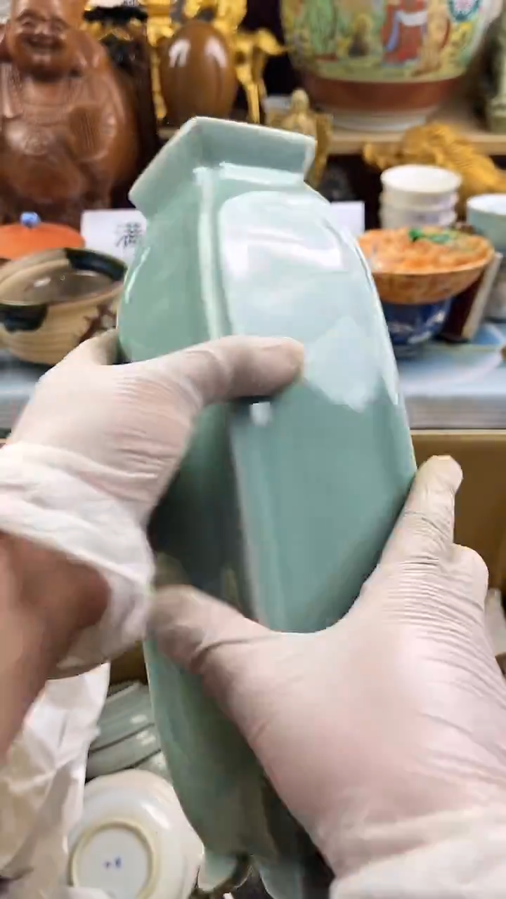 瓷片英歌瓷器满28包邮