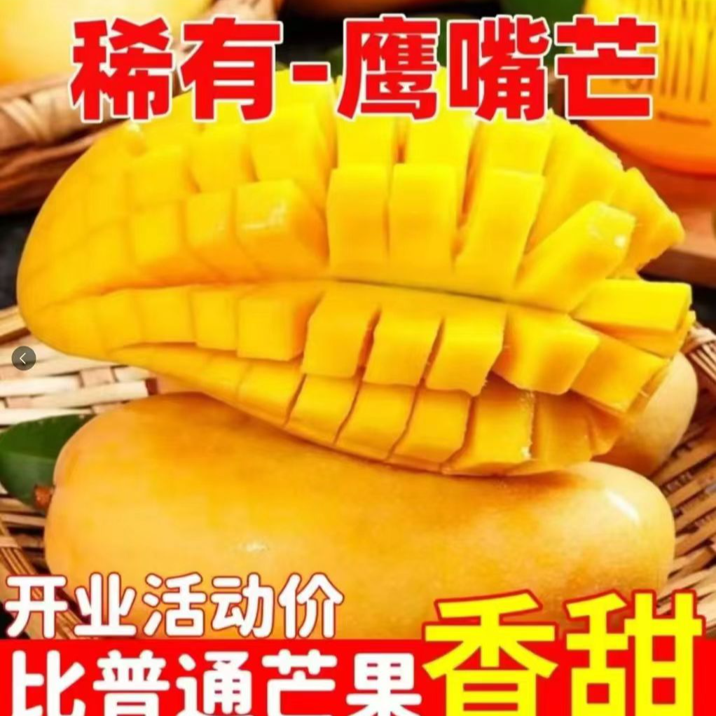 云南高山鹰嘴芒新鲜采摘核薄肉厚甜美的热带水果